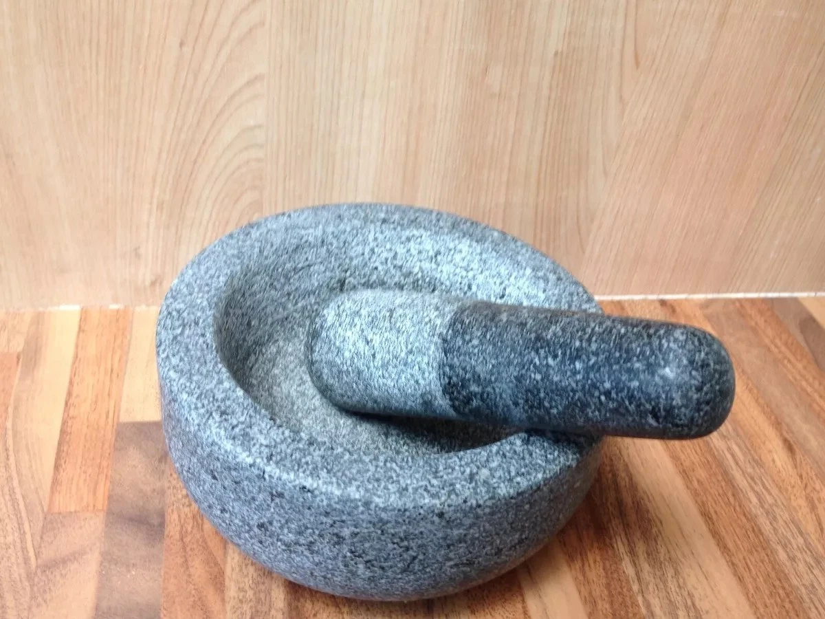 Victor Pestle and Mortar, Granite, Grey 10cm x 10cm x 5.5cm