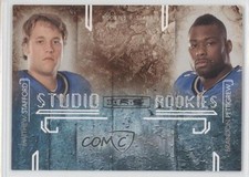 2009 Donruss Rookies & Stars Black /100 Brandon Pettigrew Matthew Stafford 15zg