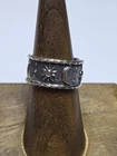 Vintage ATI Mexico .925 Sterling Silver Sun Moon & Stars Ring Size 7
