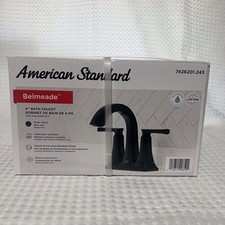 American Standard 7426201.243 Belmeade 4" Centerset Bathroom Faucet Matte Black