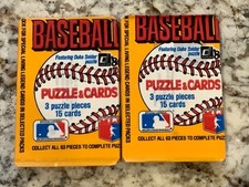 Two (2) 1984 Donruss Baseball Wax Packs