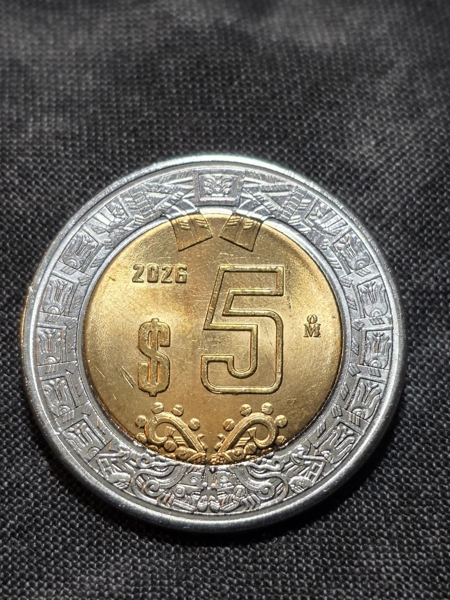 5 Pesos Bi-Metallic Ungraded Mexican Coins (1905-Now) for sale | eBay