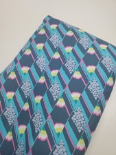 Amy Butler Fabric Natural Beauty Blue Green Cotton Quilt Sew OOP FAT QUARTER