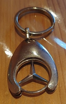 Mercedes Benz Collection Schlüsselanhänger + Einkaufswagen Chip Original MB