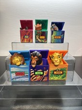 Burger King Disney The Lion King Finger Puppets Kids Meal Toys Complete Set W4