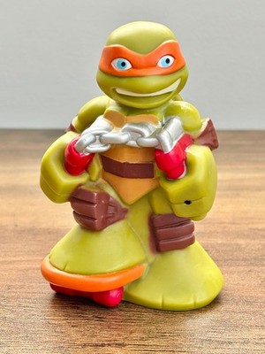 Teenage Mutant Ninja Turtles Michelangelo Half Shell Hero Bath Toy Figure 2014