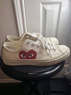 Comme des Garçons Play x Converse Chuck 70 Low 'Milk'