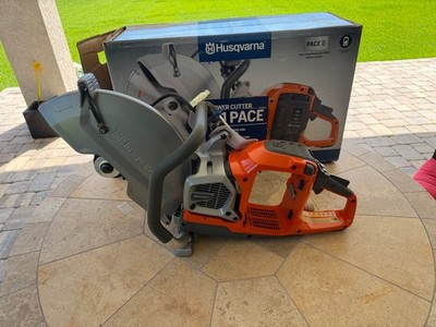 2023 Husqvarna K1 Pace 14'' Cut-Off Saw w/ 2 Batteries/Battery Charger Unused!