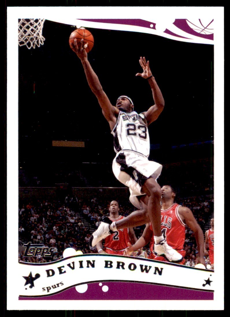 2005-06 Topps Devin Brown A Basketball Cards #191