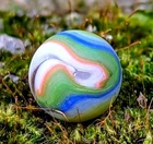 5/8"- Killer MCR Early Vacor 1st Gen Frosted  Hurricane Vintage Marbles MM/MINT