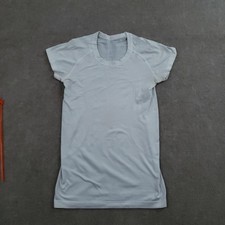 Lululemon Shirt Womens Size 6 White Swiftly Tech Short Sleeve Running Top