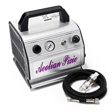 Compresseur Aérographe/Airbrush AS176 compact portatif 3 bar Monocylindrique