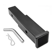 Trailer Hitch Extension 2 Inch Receiver Tube Extender 7 Inch Extension Length