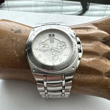 Movado ESQ Chrono Guillouche Style Date Dial,Solid Stainless, Satin & Polish.