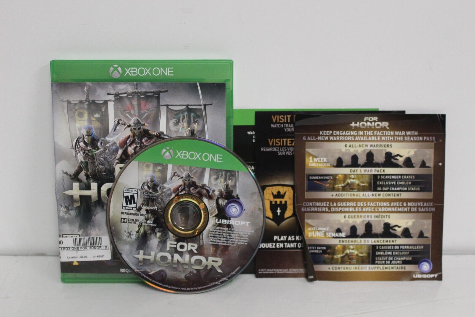 For Honor - Xbox One - 2017