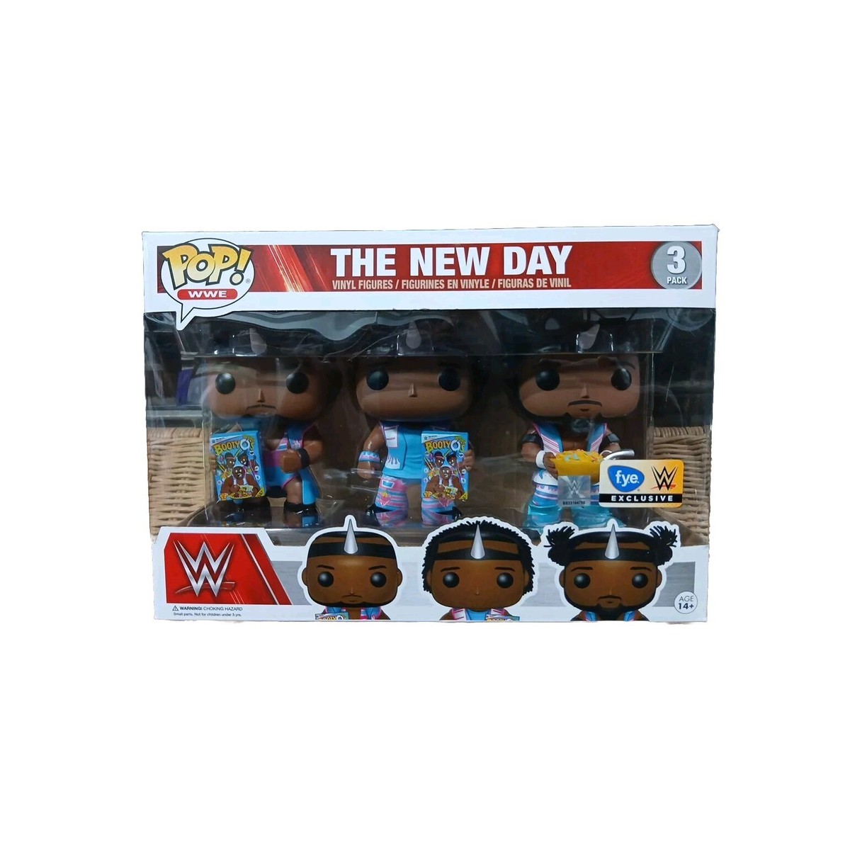 Funko Pop! WWE THE NEW DAY PACK Exclusive 889698136693|