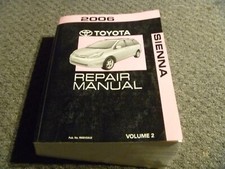 2006 Toyota Sienna SUSPENSION BRAKES STEERING A/C AXLE Service Repair Manual