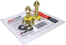 SetFast Self-adjusting No Cut Toilet Bolts 2-1/4" Solid Brass