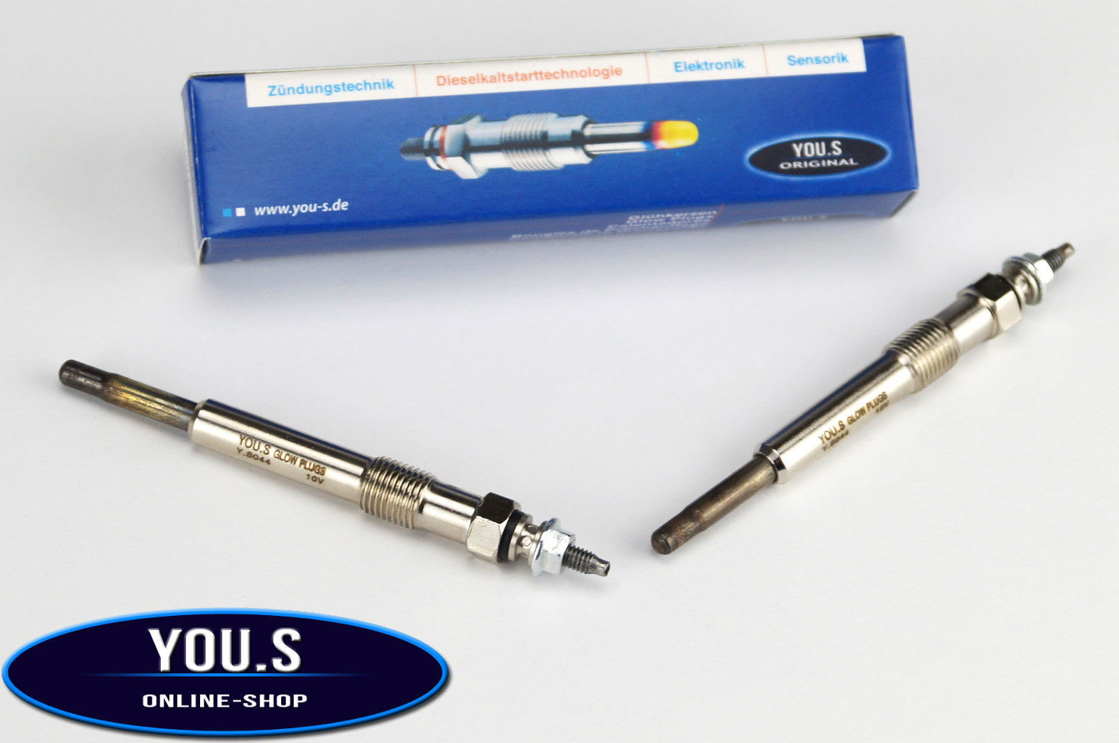 YOU.S Glühkerzen Set - 4 Stück, 97mm Länge, 7.0V - Perfekt Für Audi A3, A4 TDI Modelle