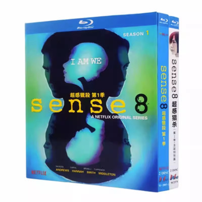 Sense8 Season 1-2 (2017) BD TV Series lan-ray 4 Disc All Region Free New Box Set