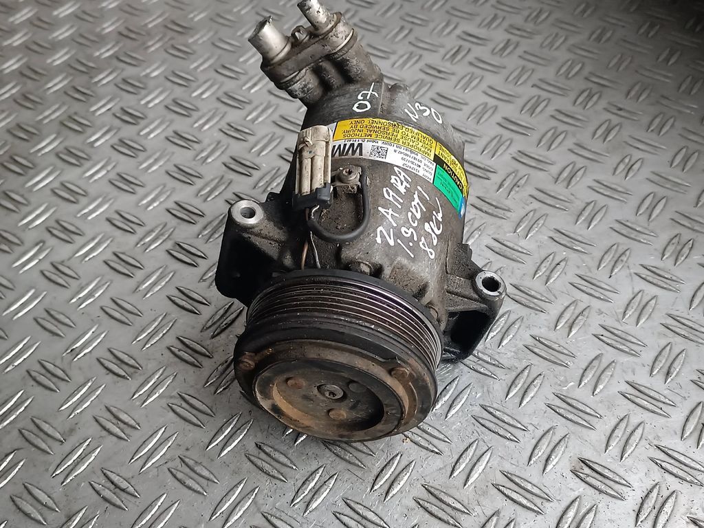 Opel Zafira B 2006 Diesel air con AC compressor pump 13124752 MAJ8817