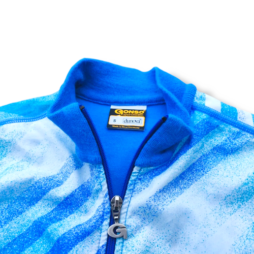 Gonso Tracktop Veste Cycliste Vintage 80S Laine Et Acrylique Dunova TAILLE S - Photo 4 sur 9
