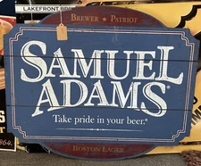 Samual Adam’s Wood Sign