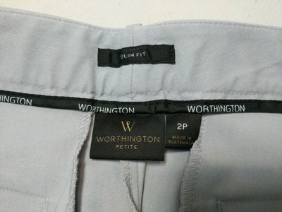Worthington Petite Slim Fit Size 2P 