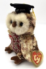 Ty Beanie Babies  Smarty  the Owl Class of 2005 Graduation Plush