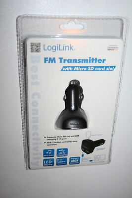 FM Transmitter LogiLink with Micro SD card slot FM0004 v 3.0