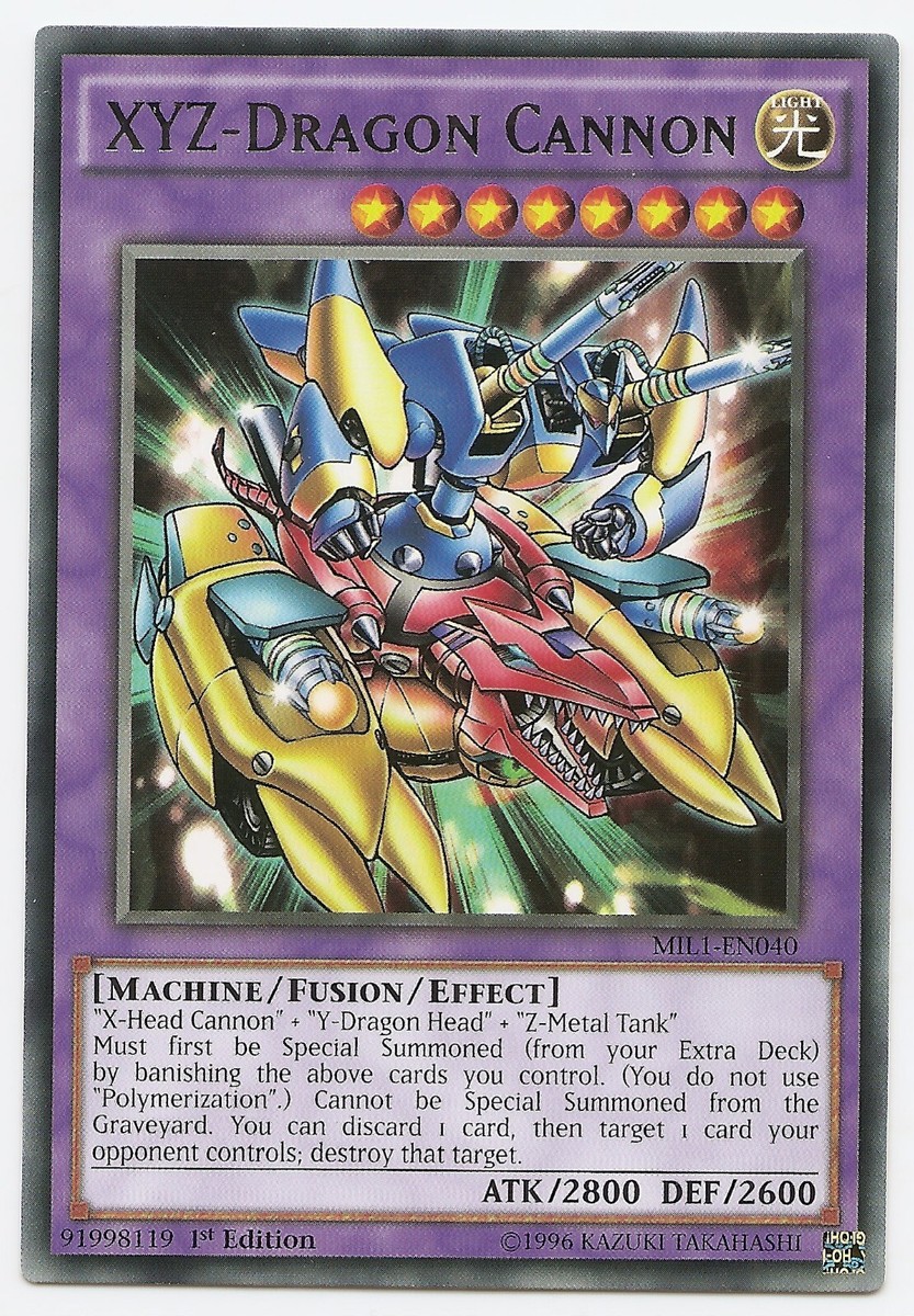 遊戯王　XYZ DRAGON Canon XYZ-Dragon Cannon 1st Ed. Near Mint Yugioh Card SDKS-EN042 | eBay