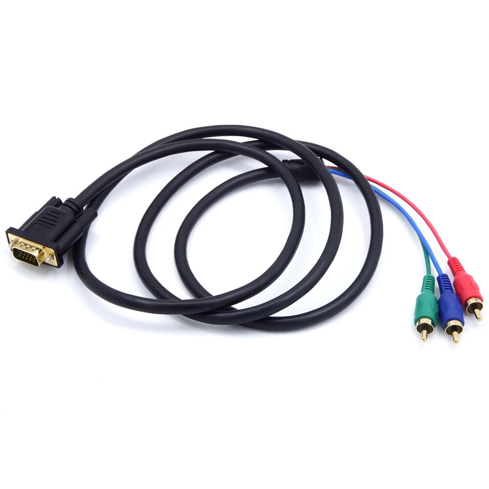 Cavo Video Componente PTC Premium Da VGA A 3-RCA RGB Per - Foto 5