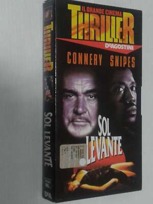 VHS FILM-videocassetta-(sc.23)-GRANDE CINEMA THRILLER-sol levante- CON: SEAN ...