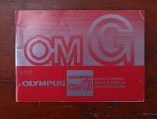 OLYMPUS OM-G OMG INSTRUCTION BOOK/cks/192230