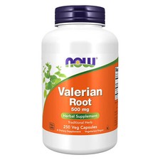 NOW FOODS Valerian Root 500 mg 250 Veg Capsul...