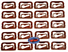 68-74 Nova Rear Window Back Glass Reveal Moulding Molding Trim Clips 20pc XX