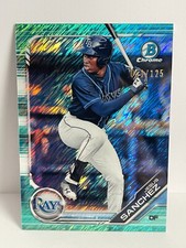 2019 Bowman Chrome Prospect Aqua Shimmer Refractor Jesus Sanchez BCP-135 051/125