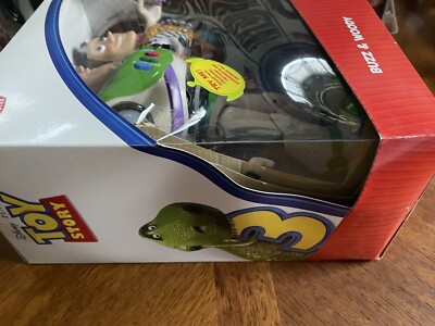 Toy Story 3 Buzz & Woody Talking Figure Disney Store Exclusive In