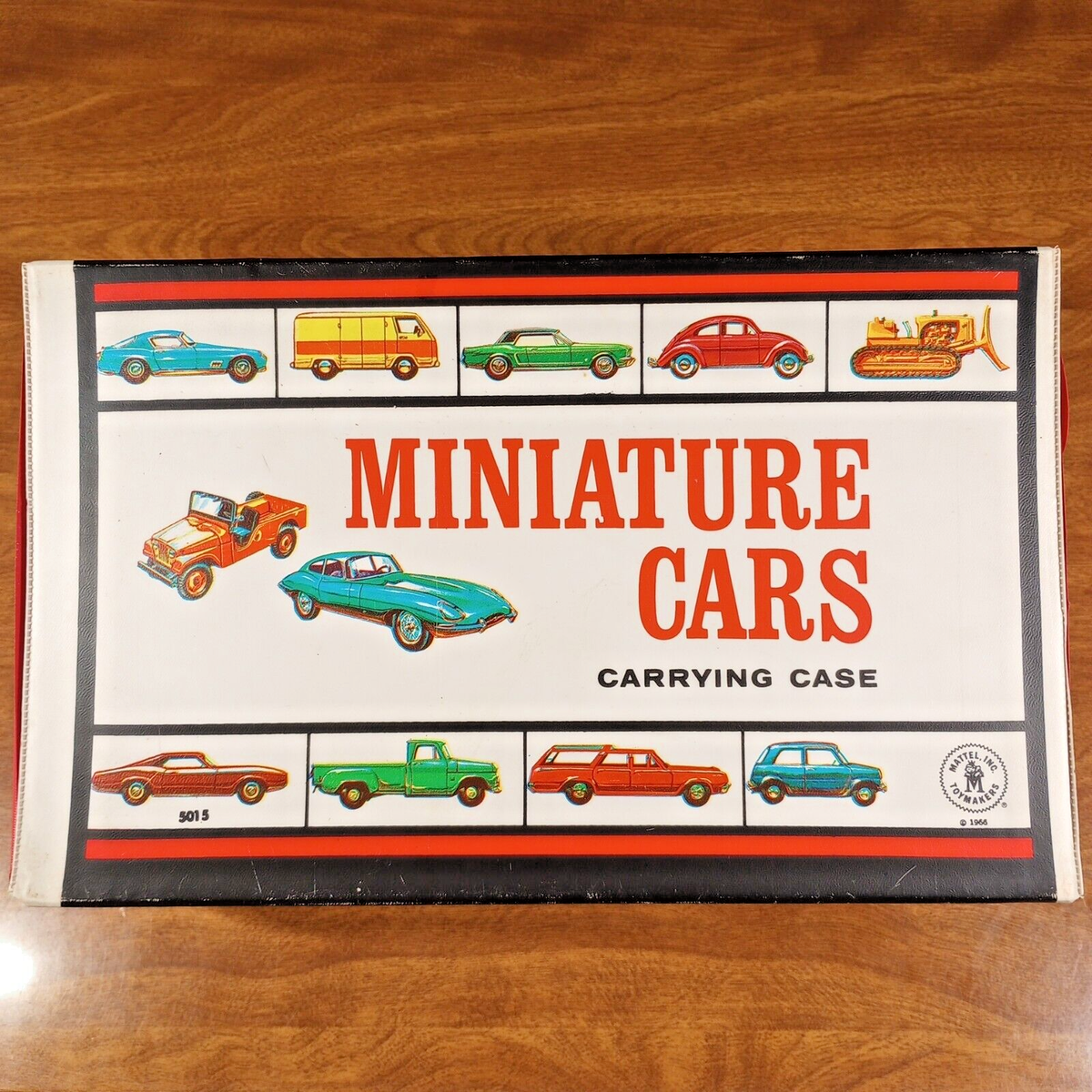 Mattel Vintage Miniature Cars Carrying Case 1967 Hot Wheels