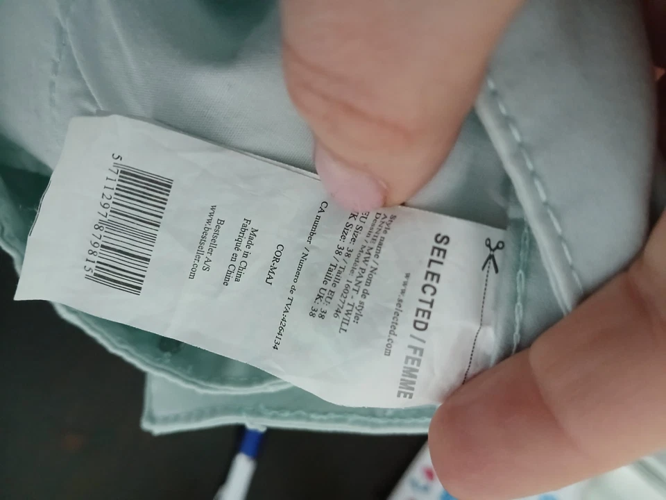  Pantalones ajustados SELECCIONADOS para mujer como nuevos talla 38 10 Foto 4 de 4