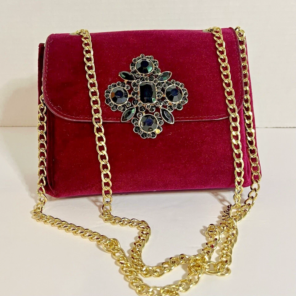 Bebe Hepburn Crossbody Velvet Bag - Image 2 of 4