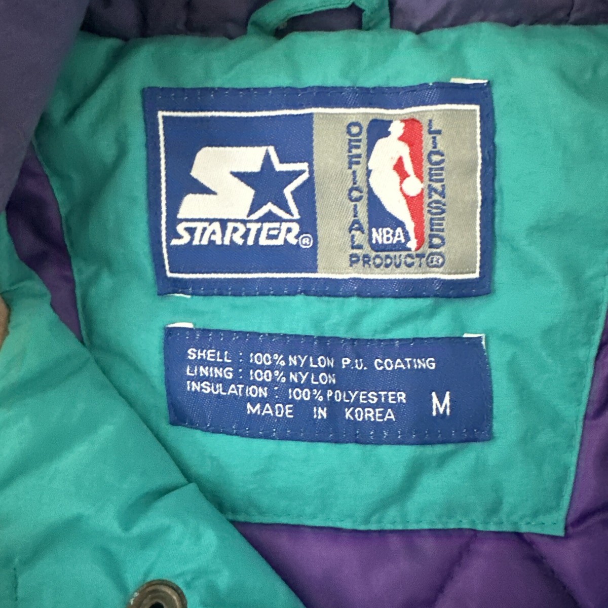Vintage NBA 90s Starter Charlotte Hornets Full ZIP Hooded Vintage NBA 90s Starter Charlotte Hornets Full ZIP Hooded