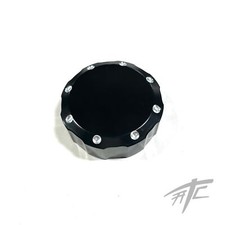 ZX10 BLACK CONTRAST DIAMOND CUT BRAKE RESERVOIR CAP 2021 KAWASAKI NINJA ZX10RR