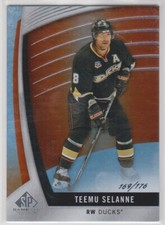 TEEMU SELANNE 2017-18 SP GAME USED ORANGE RAINBOW #169/176 DUCKS
