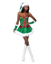 Roma Costume Women's 2PC Santa's Elf Costume