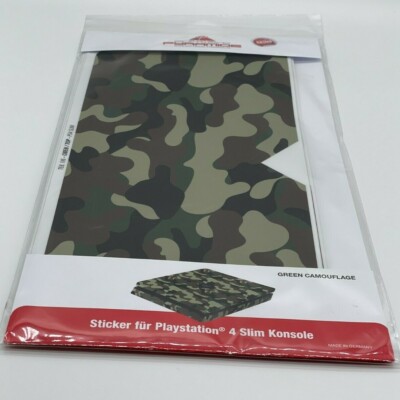 Software Pyramide Playstation 4 Slim Skin Green Camouflage