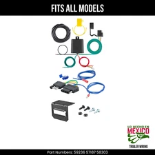 For 13-15 BMW X1 5 Pin Trailer Wiring Plug Fits All Models Curt 5 Prong Wire Kit