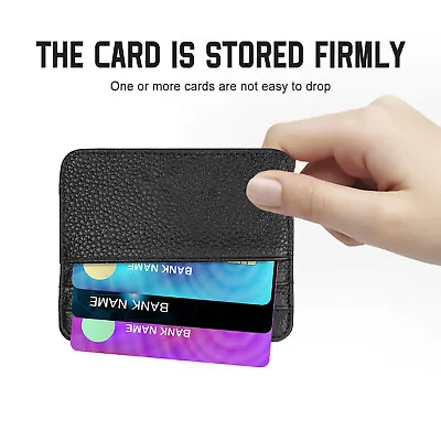 Kopen Slim Minimalist Front Pocket Wallet,RFID Blocking Credit Card Holder ID Window