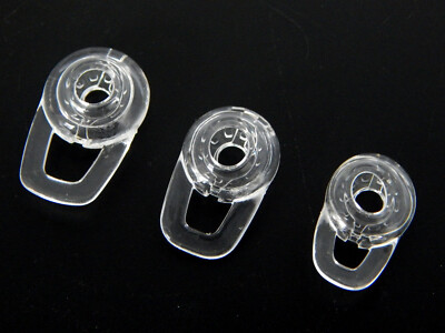 3 pcs Standard Clear Eargels Earbuds for Plantronics M25 M55 M70 M90 M155 M165