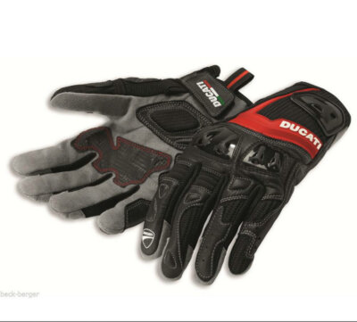 【Size: M】DUCATI CORSE C2 GLOVES Ducati Dainese Corse C2 Racing Gloves Leather Black White NEW